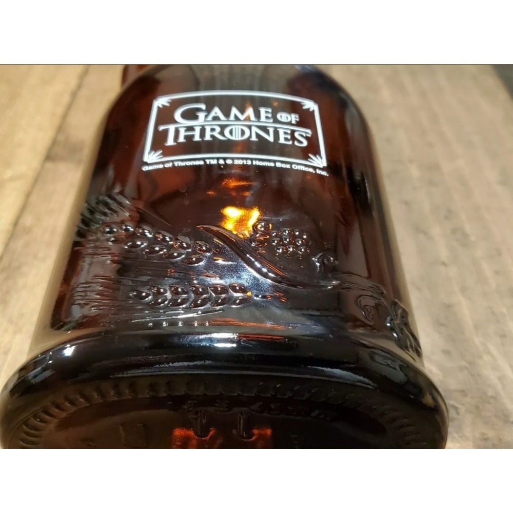 RARE Game of Thrones Brewery Glass Beer Growler - Picture 3 of 6